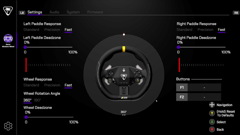 Racer trådløst Turtle Beach rat Wireless Wheel gaming casual XBOX PC.png